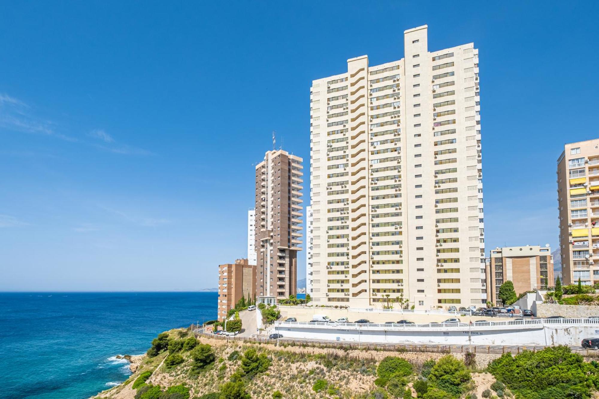 Trinisol Apartment Sea Views 6E Levante Beach Benidorm Bagian luar foto