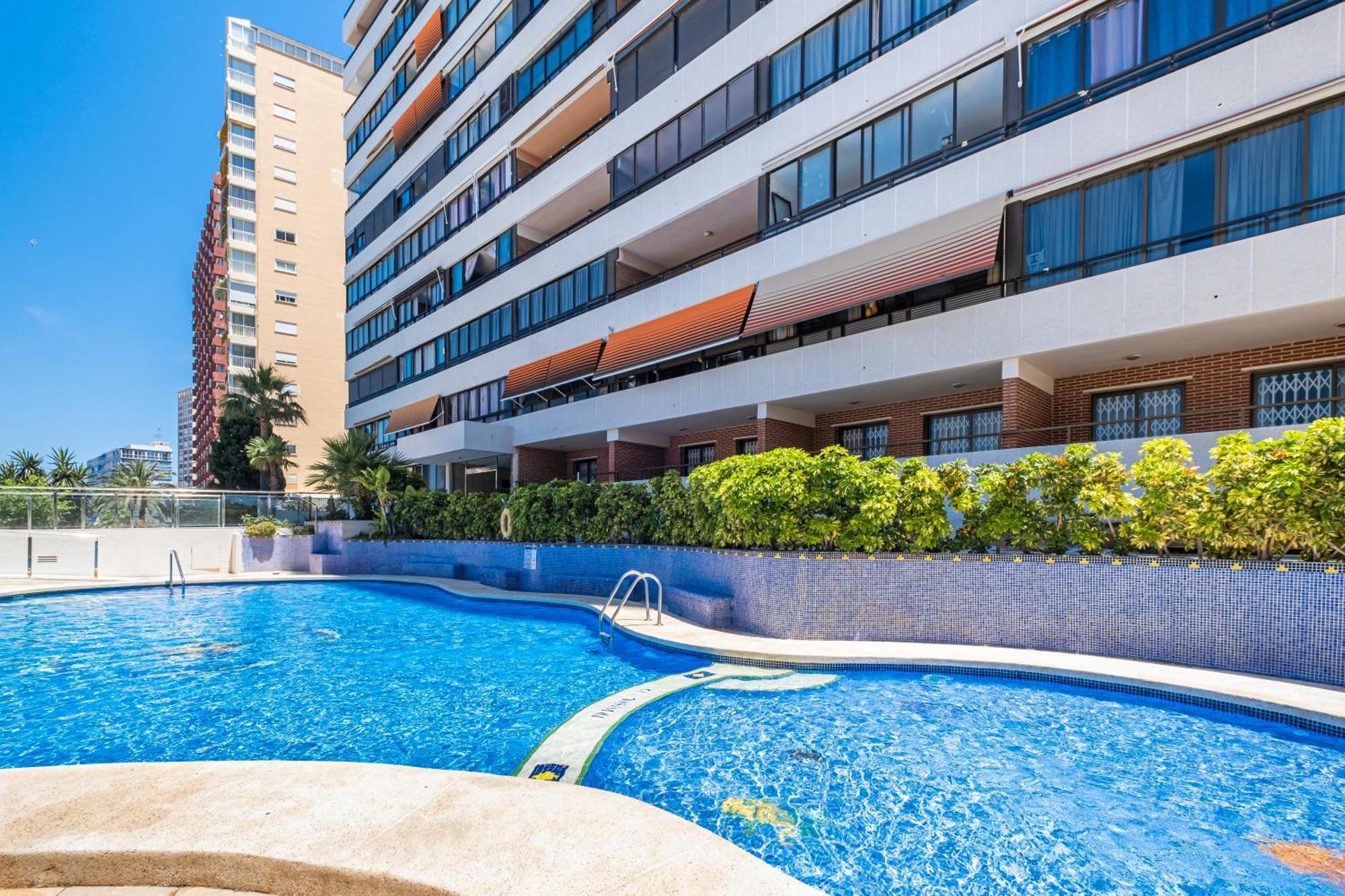 Trinisol Apartment Sea Views 6E Levante Beach Benidorm Bagian luar foto